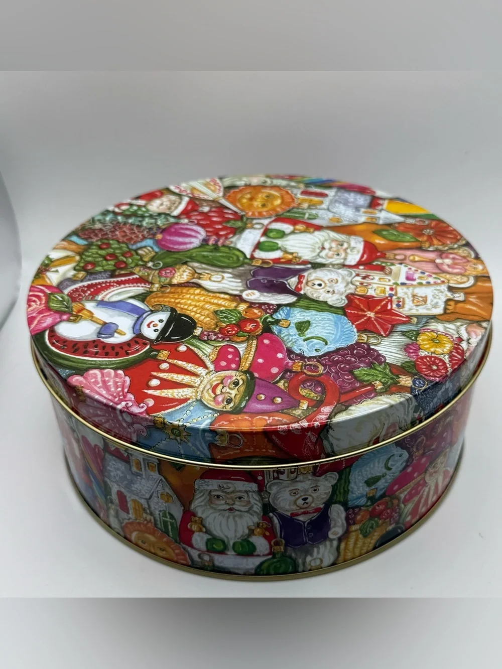 Holiday Keepsake Tin - Festive Multicolor